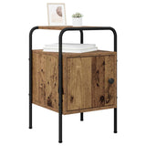 Vidaxl nachtkastje oud hout bewerkt hout