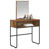 Vidaxl plafondtafel met plank oud hout 81 x 40 x 131 cm bewerkt hout