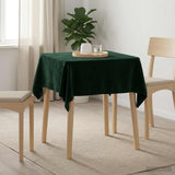 Vidaxl tafelkleed vierkant donkergroen 90 x 90 cm polyester