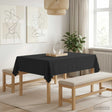 Vidaxl tafelkleed rechthoekig donkergrijs 140 x 160 cm polyester