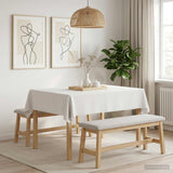 Vidaxl tafelkleed rechthoekig wit 110 x 140 cm polyester