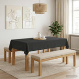 Vidaxl tafelkleed rechthoekig donkergrijs 110 x 160 cm polyester