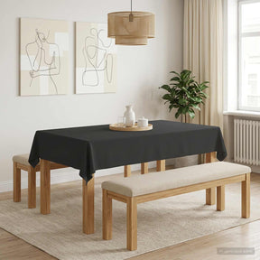 Vidaxl tafelkleed rechthoekig donkergrijs 110 x 160 cm polyester