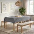 Vidaxl tafelkleed rechthoekig lichtgrijs 140 x 260 cm polyester