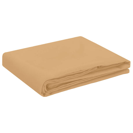 Vidaxl tafelkleed rechthoekig beige 140 x 260 cm polyester