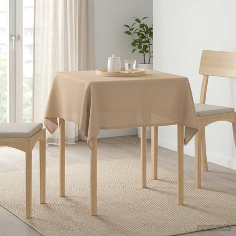 Vidaxl tafelkleed vierkant beige 90 x 90 cm