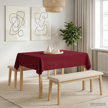 Vidaxl tafelkleed rechthoekig wijnrood 110 x 140 cm