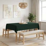 Vidaxl tafelkleed 5 st rechthoekig donkergroen 140 x 180 cm