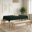 Vidaxl tafelkleed 5 st rechthoekig donkergroen 140 x 260 cm