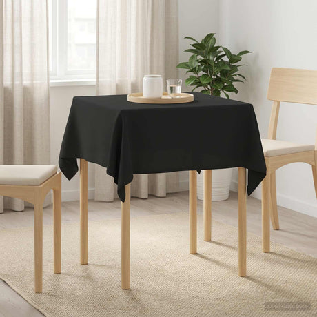 Vidaxl tafelkleed 5 st vierkant donkergrijs 90 x 90 cm polyester