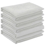 Vidaxl tafelkleed 5 st rechthoekig wit 140 x 160 cm