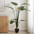 Vidaxl kunst strelitzia plant groen 70 x 18 x 155 cm stof en pe