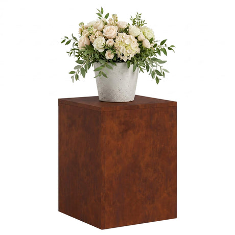 Vidaxl plantenstandaard roestkleurig 30 x 30 x 40 cm weervast staal