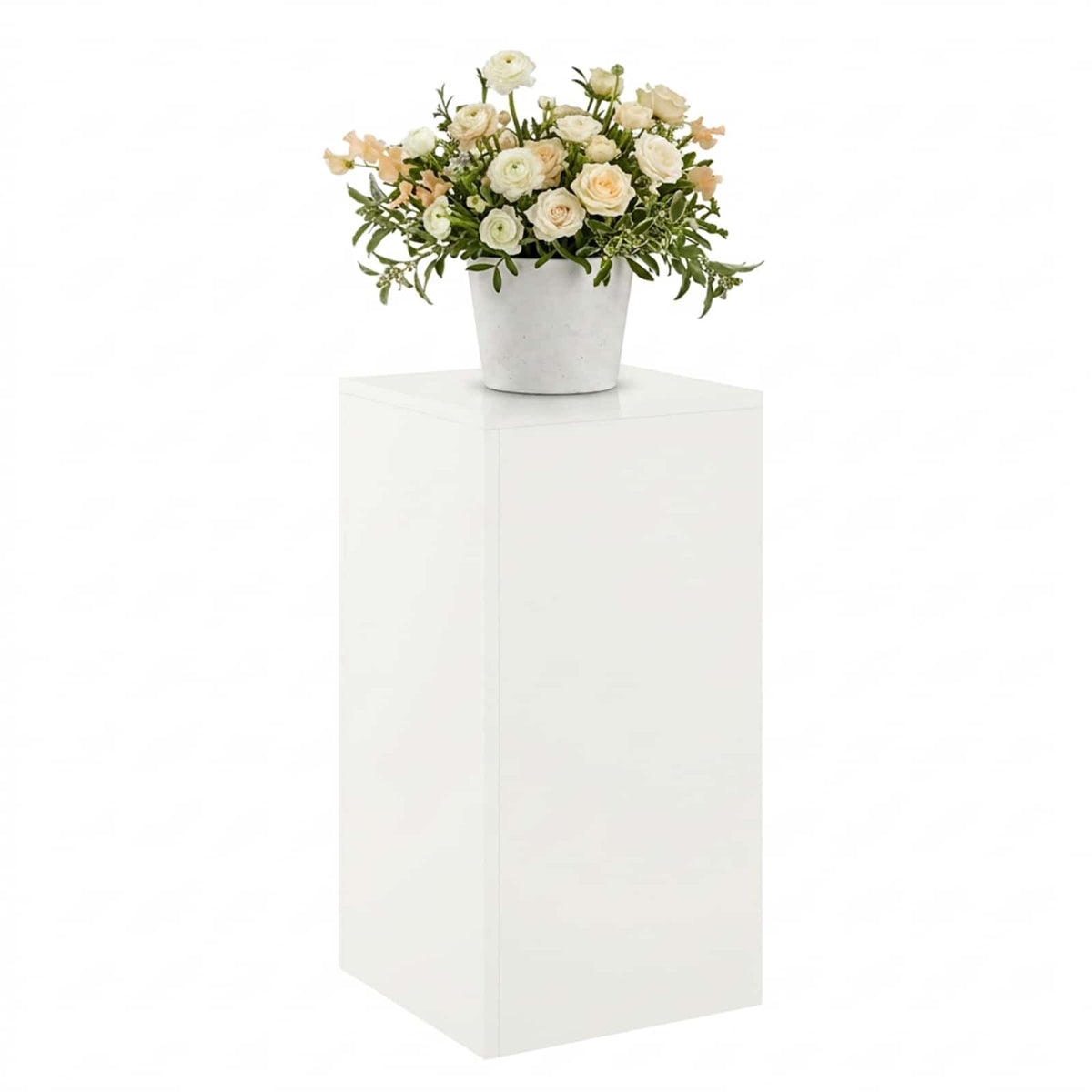 Vidaxl plantenstandaard wit 30 x 30 x 60 cm staal