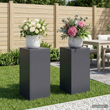 Vidaxl plantenstandaard 2 pcs antraciet 30 x 30 x 60 cm