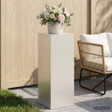 Vidaxl plantenstandaard wit 30 x 30 x 80 cm staal