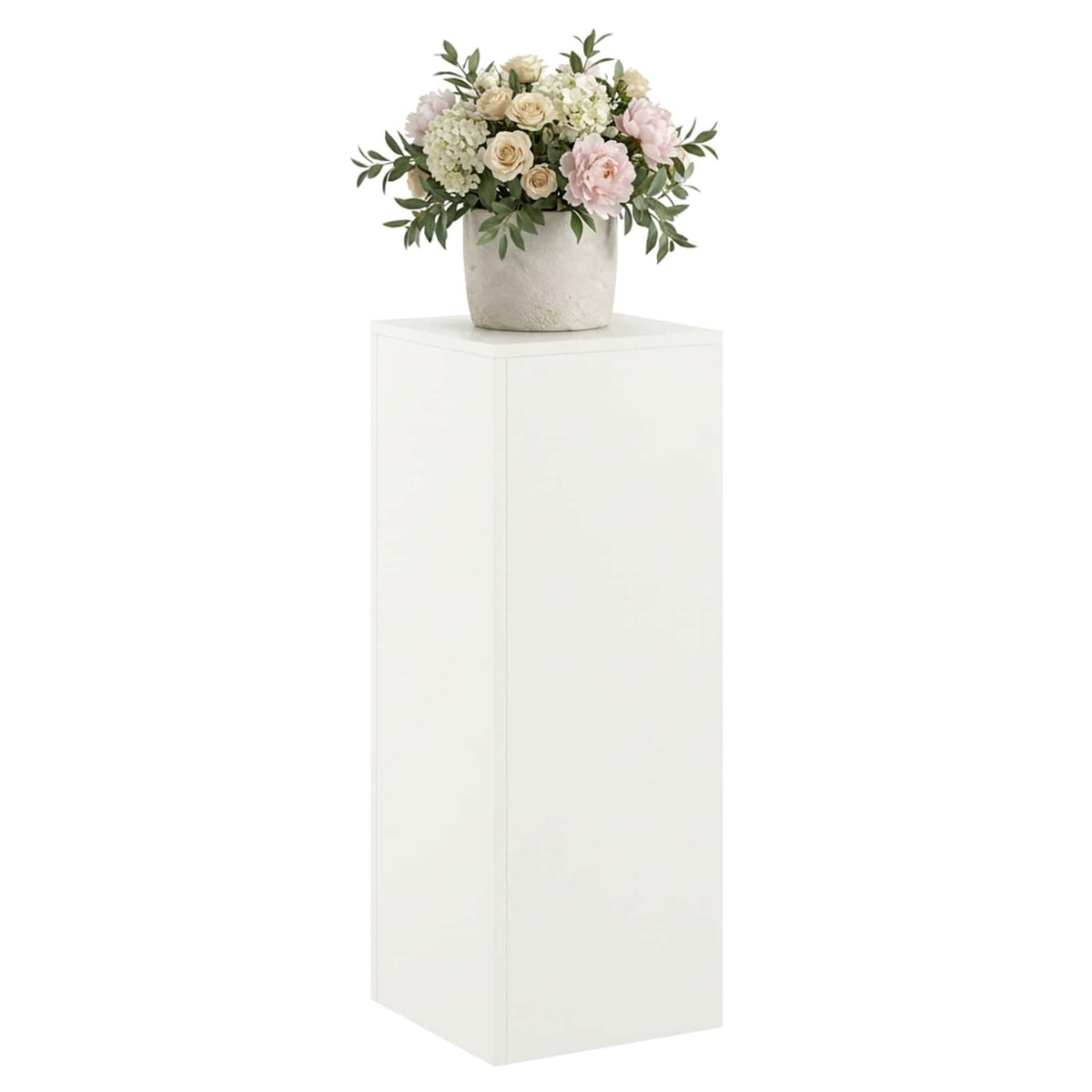 Vidaxl plantenstandaard wit 30 x 30 x 80 cm staal