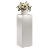 Vidaxl plantenstandaard zilver 30 x 30 x 80 cm staal