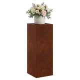 Vidaxl plantenstandaard roestkleurig 30 x 30 x 80 cm weervast staal
