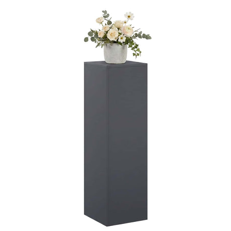 Vidaxl plantenstandaard antraciet 30 x 30 x 100 cm roestvrij staal