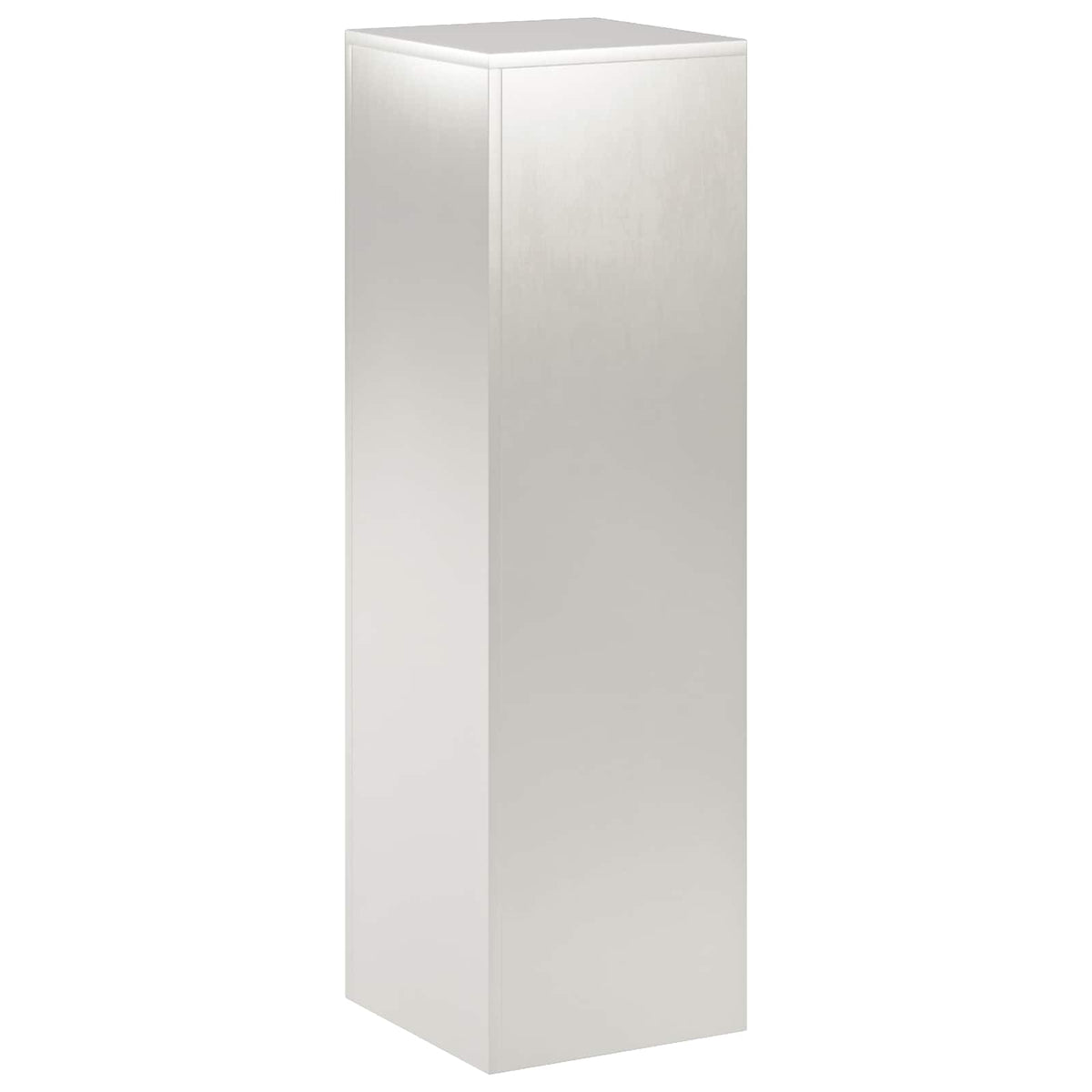 Vidaxl plantenstandaard zilver 30 x 30 x 100 cm staal