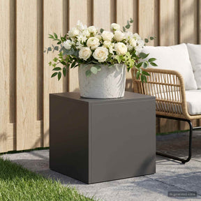 Vidaxl plantenstandaard zwart 40 x 40 x 40 cm staal