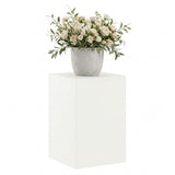 Vidaxl plantenstandaard wit 40 x 40 x 60 cm staal