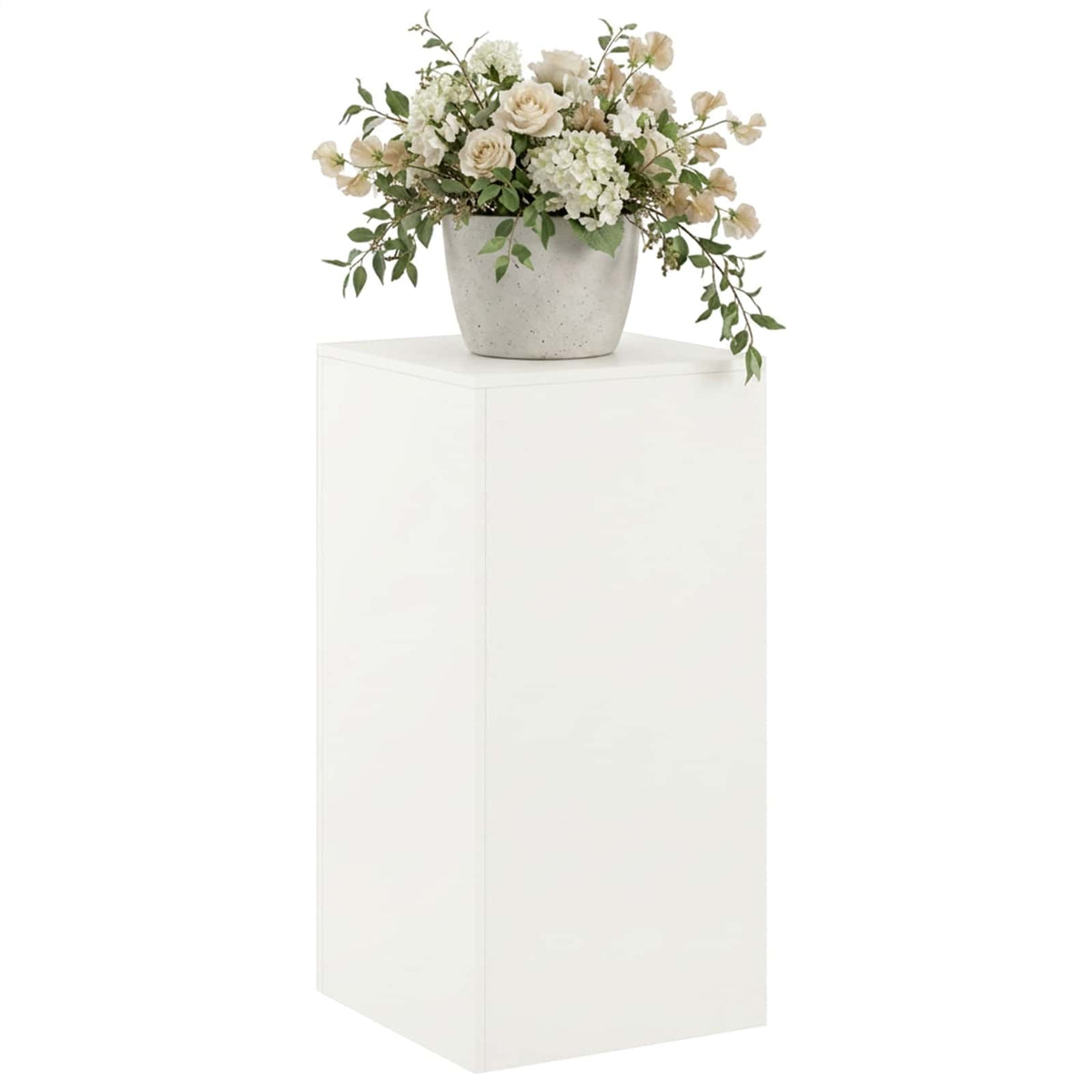 Vidaxl plantenstandaard wit 40 x 40 x 80 cm staal