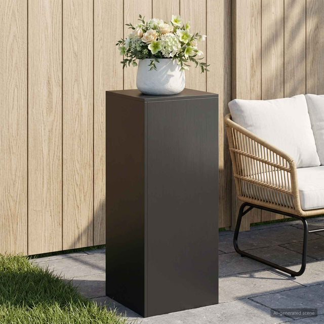 Vidaxl plantenstandaard zwart 40 x 40 x 100 cm staal