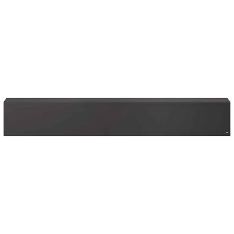 Vidaxl afdekprofiel voor tuinafboording 2 st 100 x 10 x 15 cm staal
