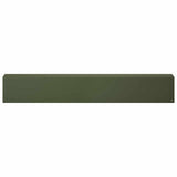Vidaxl afdekprofiel voor tuinafboording 2 st 100 x 10 x 15 cm staal