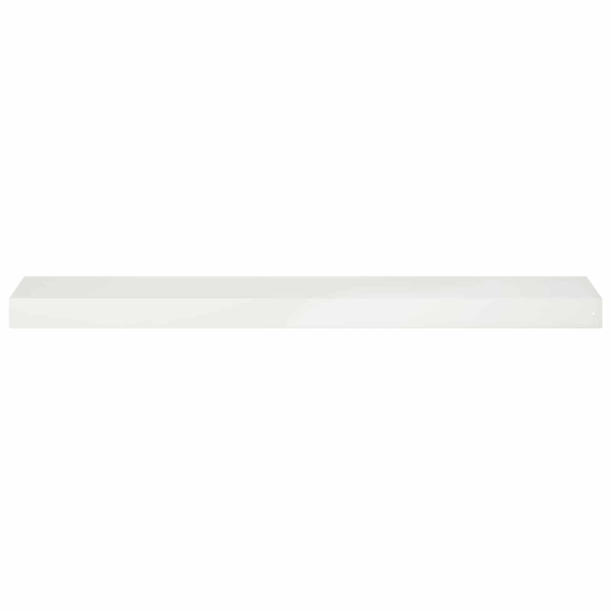 Vidaxl afdekprofiel voor tuinafboording 2 st 100 x 20 x 5 cm staal wit