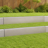 Vidaxl afdekprofiel voor tuinafboording 2 st 100 x 5 x 15 cm
