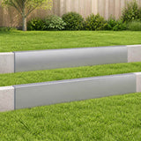 Vidaxl afdekprofiel voor tuinafboording 2 st 100 x 5 x 15 cm