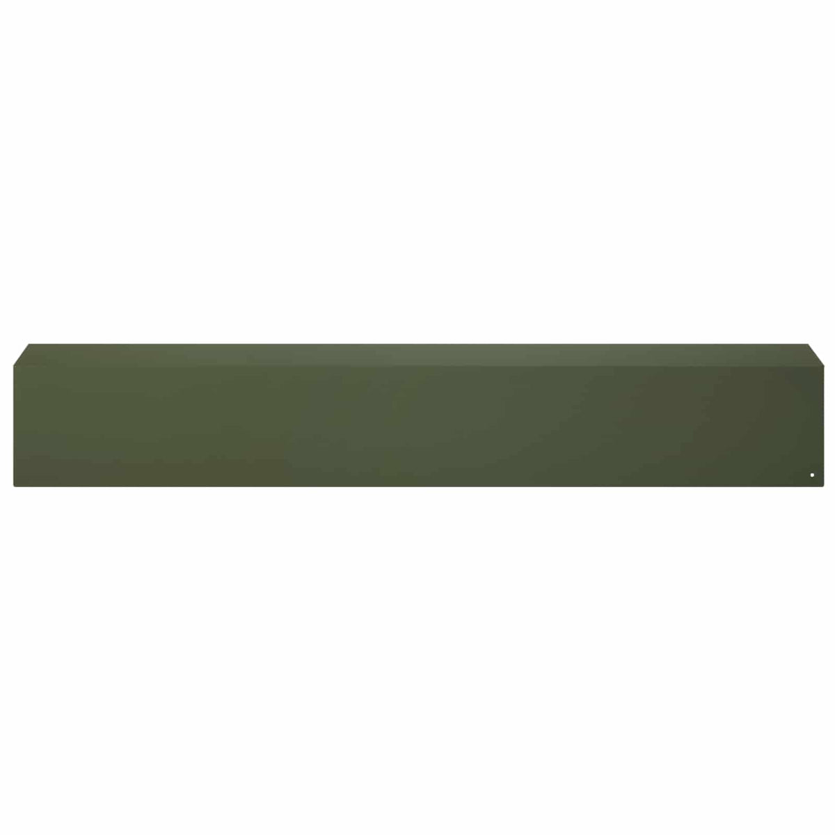 Vidaxl afdekprofiel voor tuinafboording 2 st 100 x 15 x 15 cm staal