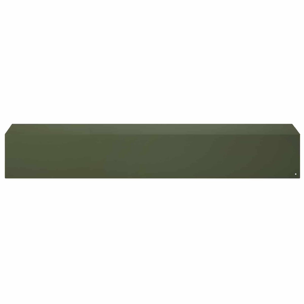 Vidaxl afdekprofiel voor tuinafboording 2 st 100 x 20 x 15 cm staal