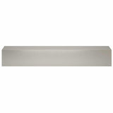 Vidaxl afdekprofiel voor tuinafboording 2 st 100 x 20 x 15 cm