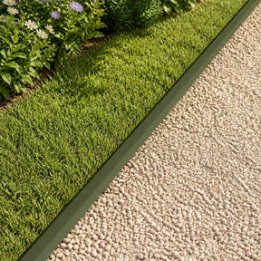 Vidaxl afdekprofiel voor tuinafboording 2 st 100 x 5 x 5 cm staal