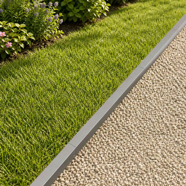Vidaxl afdekprofiel voor tuinafboording 10 st 100 x 6 x 5 cm