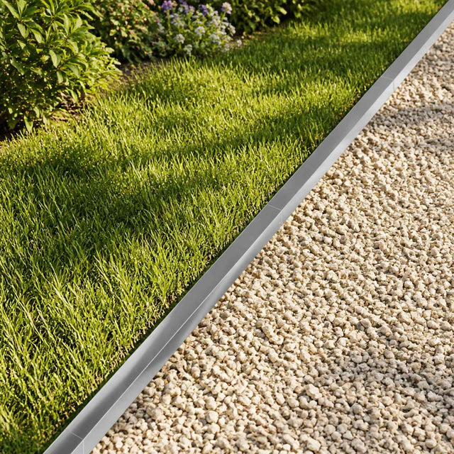 Vidaxl afdekprofiel voor tuinafboording 2 st 100 x 6 x 5 cm