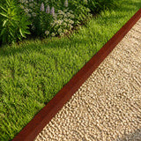 Vidaxl afdekprofiel voor tuinafboording 2 st 100 x 6 x 5 cm