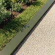 Vidaxl afdekprofiel voor tuinafboording 2 st 100 x 15 x 5 cm staal