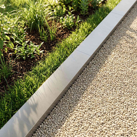 Vidaxl afdekprofiel voor tuinafboording 2 st 100 x 15 x 5 cm