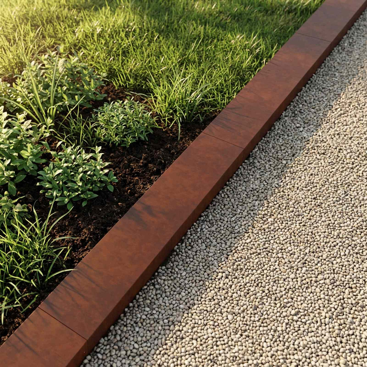 Vidaxl afdekprofiel voor tuinafboording 2 st 100 x 15 x 5 cm
