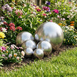 Vidaxl geborstelde bal 6 st ø 15 cm zilver rvs 201