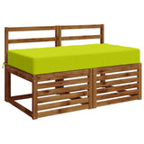 Vidaxl zitkussen soest 100% polyester heldergroen 120 x 80 x 15 cm