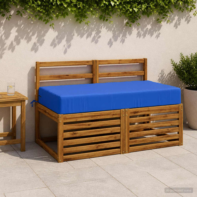Vidaxl zitkussen soest 100% polyester koningsblauw 120 x 80 x 15 cm