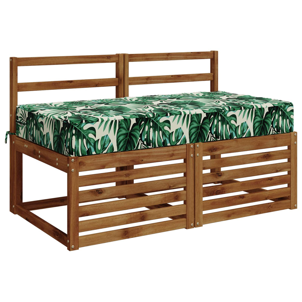 Vidaxl zitkussen soest 100% polyester bladpatroon 120 x 80 x 15 cm