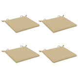 Vidaxl 4-piece zitkussens soest 4 st 100% polyester beige