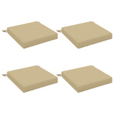 Vidaxl 4-piece zitkussens soest 4 st 100% polyester beige